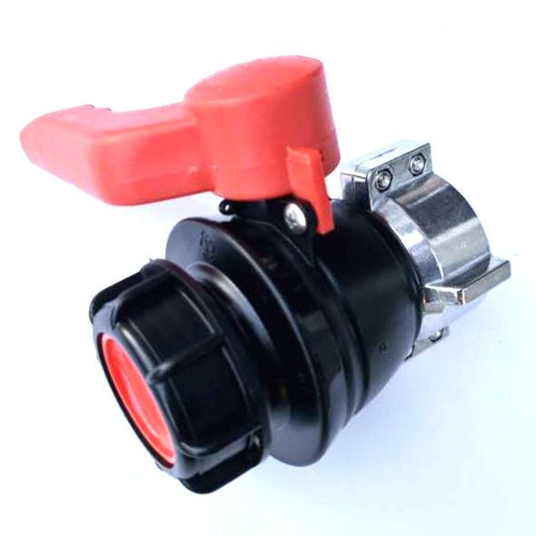 Kroglični ventil S60 - S60 za IBC cisterno z navojem fi 55-62 mm